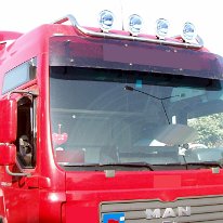 Bara inox lunga proiectoare plafon MAN TGA, TGX, XXL (2)