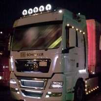 Bara inox lunga proiectoare plafon MAN TGA, TGX, XXL (5)