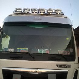 Bara inox proiectoare plafon MAN TGA, TGL, TGM, TGS, TGX (1)