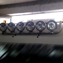 Bara inox proiectoare plafon MAN TGA, TGL, TGM, TGS, TGX (3)