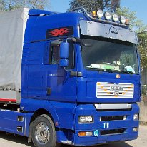 Bara inox proiectoare plafon MAN TGA, TGL, TGM, TGS, TGX (6)