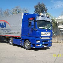 Parasolar inox MAN TGA, TGL, TGS, TGX (1)