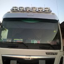 Bara inox proiectoare plafon MAN TGA, TGL, TGM, TGS, TGX (1)