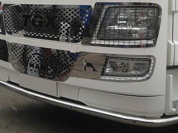 Grila fata din inox MAN TGX, MAN TGS