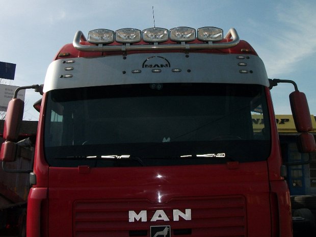 Parasolar inox MAN TGA, TGS, TGX