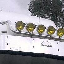 Parasolar inox MAN TGA, TGL, TGS, TGX (1)