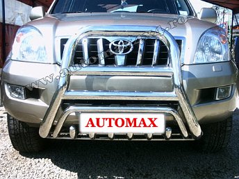 Toyota Land Cruiser J120 Bullbar inox rama dubla BC75RDS Pret - Cere oferta