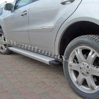 Mercedes ML '05- Prag aluminiu argintiu PAA01 Pret - Cere oferta