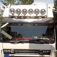 Bara inox proiectoare tavan DAF CF cabina standard. Pret - Cere oferta