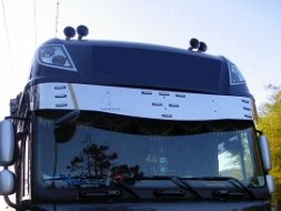 Parasolar inox DAF XF 105 cabina inalta