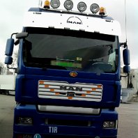 Bara inox lunga proiectoare plafon MAN TGA, TGX, XL (7)