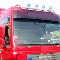 Bara inox lunga proiectoare plafon MAN TGA, TGX, XXL (2)