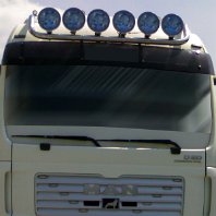 Bara inox lunga proiectoare plafon MAN TGA, TGX, XXL (3)