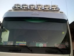 Bara inox proiectoare plafon MAN TGA, TGL, TGM, TGS, TGX