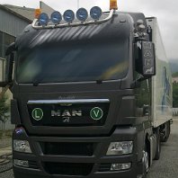 Bara inox proiectoare plafon MAN TGA, TGL, TGM, TGS, TGX (4)