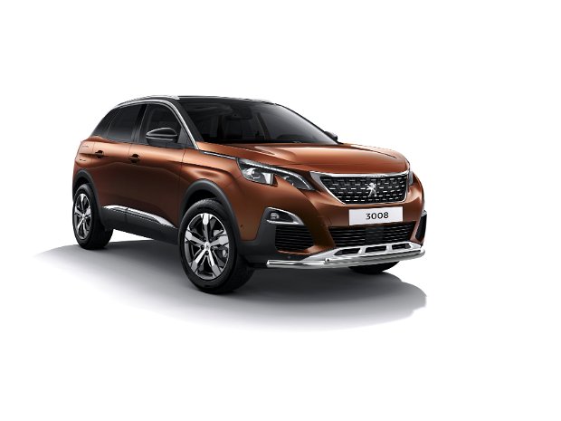 Peugeot 3008 '16+ Cityguard Spoiler Low bar