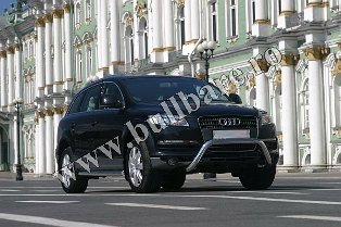 Bullbar bara inox Audi Q7, cod model B029 Bullbar inox Audi Q7, praguri inox Audi Q7, praguri aluminiu Audi Q7, scut metalic motor Audi Q7, carlig tractare Audi Q7, jenti aliaj Audi Q7, paravanturi geam...