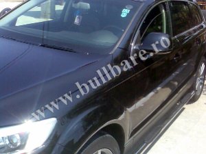 Praguri laterale inox Audi Q7, cod model P004 Bullbar inox Audi Q7, praguri inox Audi Q7, praguri aluminiu Audi Q7, scut metalic motor Audi Q7, carlig tractare Audi...