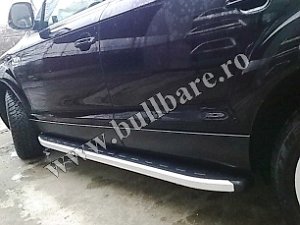 Praguri laterale inox Audi Q7, cod model P001 Bullbar inox Audi Q7, praguri inox Audi Q7, praguri aluminiu Audi Q7, scut metalic motor Audi Q7, carlig tractare Audi...