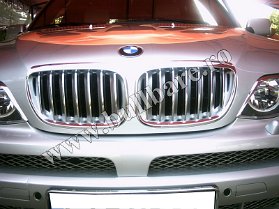 BMW X5 Grila crom fata Bullbar inox BMW X5, praguri inox BMW X5, praguri aluminiu BMW X5, scut metalic motor BMW X5, carlig tractare BMW X5, jenti aliaj BMW X5, paravanturi geam BMW...