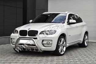 BMW X6 Bullbar inox B004 (2) Bullbar inox BMW X6, praguri inox BMW X6, praguri aluminiu BMW X6, scut metalic motor BMW X6, carlig tractare BMW X6, jenti aliaj BMW X6, paravanturi geam BMW...
