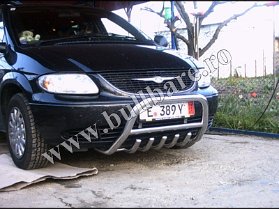 C. G. Voyager Bullbar inox B004 (3) Bullbar inox Chrysler Grand Voyager, bullbar poliuretan Chrysler Grand Voyager, praguri inox Chrysler Grand Voyager, praguri aluminiu Chrysler Grand Voyager,...