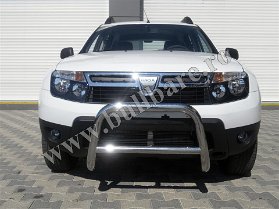 D. Duster Bullbar inox B001 (1) Bullbar inox Dacia Duster, bullbar poliuretan Dacia Duster, praguri inox Dacia Duster, praguri aluminiu Dacia Duster, toros-uri Dacia Duster, scut metalic motor...