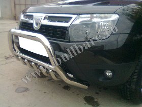 D. Duster Bullbar inox B004 (6) Bullbar inox Dacia Duster, bullbar poliuretan Dacia Duster, praguri inox Dacia Duster, praguri aluminiu Dacia Duster, toros-uri Dacia Duster, scut metalic motor...