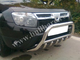D. Duster Bullbar inox B004 (7) Bullbar inox Dacia Duster, bullbar poliuretan Dacia Duster, praguri inox Dacia Duster, praguri aluminiu Dacia Duster, toros-uri Dacia Duster, scut metalic motor...
