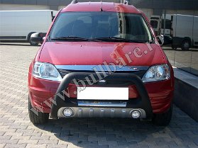D. Logan MCV Bullbar poliuretan BP003 Bullbar inox Dacia Logan MCV, bullbar poliuretan Dacia Logan MCV, praguri inox Dacia Logan MCV, praguri aluminiu Dacia Logan MCV, toros-uri Dacia Logan MCV,...