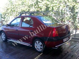 D. Logan Praguri inox P003 (1) Bullbar inox Dacia Logan, bullbar poliuretan Dacia Logan, praguri inox Dacia Logan, praguri aluminiu Dacia Logan, toros-uri Dacia Logan, scut metalic motor...