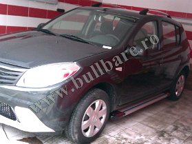 D. Sandero Praguri P010 Bullbar inox Dacia Sandero, bullbar poliuretan Dacia Sandero, praguri inox Dacia Sandero, praguri aluminiu Dacia Sandero, toros-uri Dacia Sandero, scut metalic...