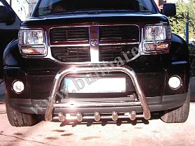D. Nitro Bullbar inox B004 Bullbar inox Dodge Nitro, bullbar poliuretan Dodge Nitro, praguri inox Dodge Nitro, praguri aluminiu Dodge Nitro, toros-uri Dodge Nitro, scut metalic motor...