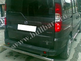 F. DOBLO 01-05 Bullbar spate BS002 Bullbar inox Fiat Doblo '01-'05, bullbar poliuretan Fiat Doblo '01-'05, praguri inox Fiat Doblo '01-'05, praguri aluminiu Fiat Doblo '01-'05, toros-uri Fiat...