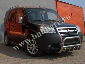 F. DOBLO 05-10 Bullbar inox B004 (2) Bullbar inox Fiat Doblo '05-'10, bullbar poliuretan Fiat Doblo '05-'10, praguri inox Fiat Doblo '05-'10, praguri aluminiu Fiat Doblo '05-'10, toros-uri Fiat...