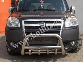 F. DOBLO 05-10 Bullbar inox B004 (3) Bullbar inox Fiat Doblo '05-'10, bullbar poliuretan Fiat Doblo '05-'10, praguri inox Fiat Doblo '05-'10, praguri aluminiu Fiat Doblo '05-'10, toros-uri Fiat...