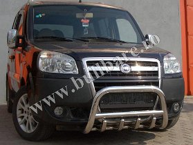 F. DOBLO 05-10 Bullbar inox B004 Bullbar inox Fiat Doblo '05-'10, bullbar poliuretan Fiat Doblo '05-'10, praguri inox Fiat Doblo '05-'10, praguri aluminiu Fiat Doblo '05-'10, toros-uri Fiat...