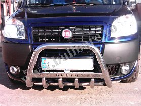 F. DOBLO 05-10 Bullbar inox B005 (1) Bullbar inox Fiat Doblo '05-'10, bullbar poliuretan Fiat Doblo '05-'10, praguri inox Fiat Doblo '05-'10, praguri aluminiu Fiat Doblo '05-'10, toros-uri Fiat...