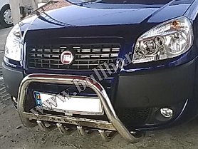 F. DOBLO 05-10 Bullbar inox B005 (4) Bullbar inox Fiat Doblo '05-'10, bullbar poliuretan Fiat Doblo '05-'10, praguri inox Fiat Doblo '05-'10, praguri aluminiu Fiat Doblo '05-'10, toros-uri Fiat...