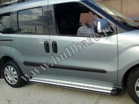 F. DOBLO 10+ Praguri dalmatiene Bullbar inox Fiat Doblo '10+, bullbar poliuretan Fiat Doblo '10+, praguri inox Fiat Doblo '10+, praguri aluminiu Fiat Doblo '10+, toros-uri Fiat Doblo '10+,...