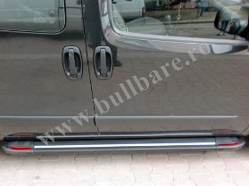 FIAT FIORINO 08+ Praguri P015 (1) Bullbar inox Fiat Fiorino '08+, bullbar poliuretan Fiat Fiorino '08+, praguri inox Fiat Fiorino '08+, praguri aluminiu Fiat Fiorino '08+, toros-uri Fiat Fiorino...