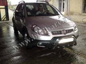 F. Sedici Bullbar inox (1) Bullbar inox Fiat Sedici, bullbar poliuretan Fiat Sedici, praguri inox Fiat Sedici, praguri aluminiu Fiat Sedici, toros-uri Fiat Sedici, scut metalic motor Fiat...