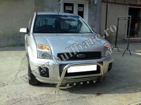 F. Fusion Bullbar inox B004 Bullbar inox Ford Fusion, bullbar poliuretan Ford Fusion, praguri inox Ford Fusion, praguri aluminiu Ford Fusion, toros-uri Ford Fusion, scut metalic motor Ford...
