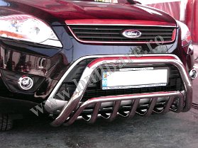 F. Kuga Bullbar inox B020 (1) Bullbar inox Ford Kuga, bullbar poliuretan Ford Kuga, praguri inox Ford Kuga, praguri aluminiu Ford Kuga, toros-uri Ford Kuga, scut metalic motor Ford Kuga,...
