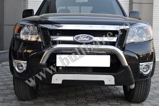 F. Ranger 09+ Bullbar inox B025 (1) Bullbar inox Ford Ranger '09+, bullbar poliuretan Ford Ranger '09+, praguri inox Ford Ranger '09+, praguri aluminiu Ford Ranger '09+, toros-uri Ford Ranger...