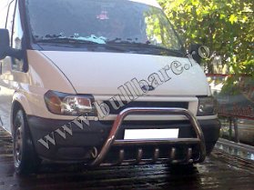 F. Transit 00-06 Bullbar inox B004 (2) Bullbar inox Ford Transit '00-'06, bullbar poliuretan Ford Transit '00-'06, praguri inox Ford Transit '00-'06, praguri aluminiu Ford Transit '00-'06, toros-uri...