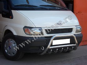 F. Transit 00-06 Bullbar inox B004 Bullbar inox Ford Transit '00-'06, bullbar poliuretan Ford Transit '00-'06, praguri inox Ford Transit '00-'06, praguri aluminiu Ford Transit '00-'06, toros-uri...