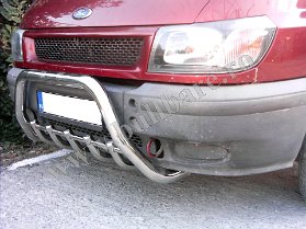 F. Transit 00-06 Bullbar inoxx (4) Bullbar inox Ford Transit '00-'06, bullbar poliuretan Ford Transit '00-'06, praguri inox Ford Transit '00-'06, praguri aluminiu Ford Transit '00-'06, toros-uri...