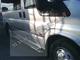 F. Transit 00-06 Praguri inox P003 Bullbar inox Ford Transit '00-'06, bullbar poliuretan Ford Transit '00-'06, praguri inox Ford Transit '00-'06, praguri aluminiu Ford Transit '00-'06, toros-uri...