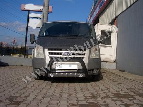 F. Transit 06-13 Bullbar poliuretan BP003 Bullbar inox Ford Transit '06-'13, bullbar poliuretan Ford Transit '06-'13, praguri inox Ford Transit '06-'13, praguri aluminiu Ford Transit '06-'13, toros-uri...